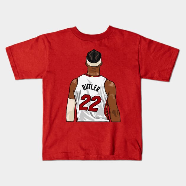 Jimmy Butler Back-To Kids T-Shirt by rattraptees